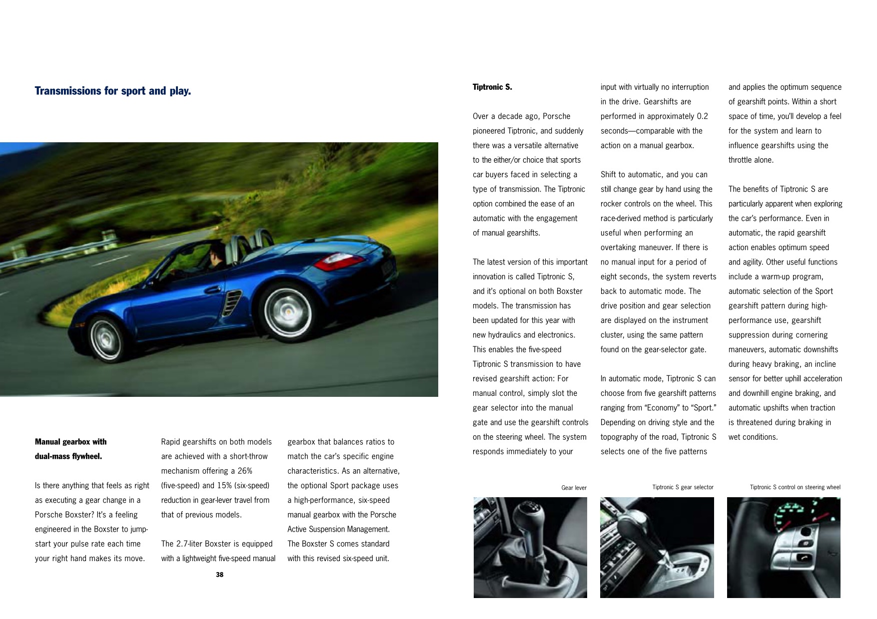 2007 Porsche Boxster Brochure Page 3